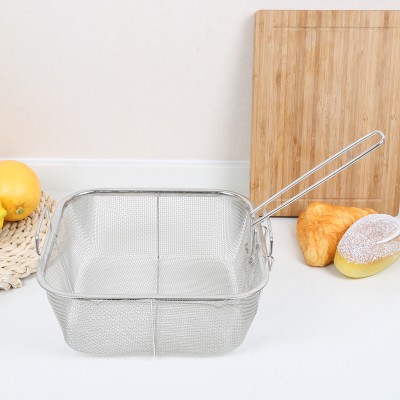 new square shape wire mesh handle basket for USA market