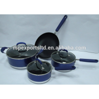 7Pieces Polished Aluminum Alloy Cookware Pot Set